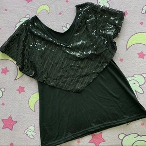 Sequin Blouse Top